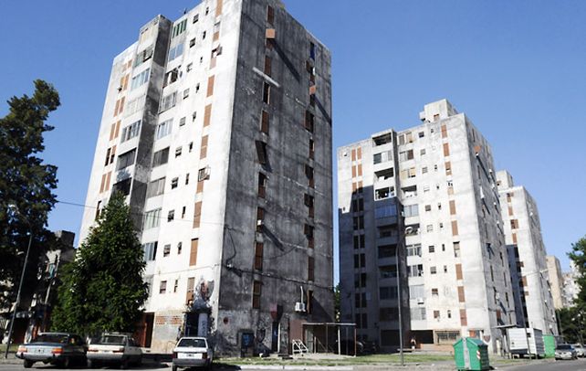 zona conflictiva. El complejo Fonavi del Parque del Mercado