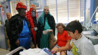 Los Reyes Magos en el Hospital San Roque