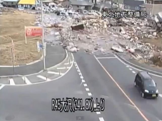 Difundieron un desconocido e impresionante video del feroz tsunami que golpeó en Japón en 2011