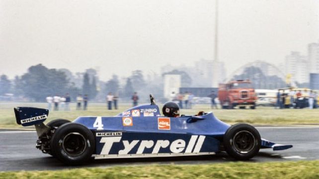 Ultima carrera de Ricardo Zunino en la F-1, justo la 11ª, en Argentina 81.