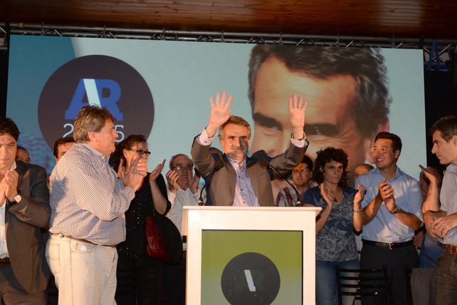Lanzado. Rossi presentó su candidatura presidencial en Venado Tuerto.