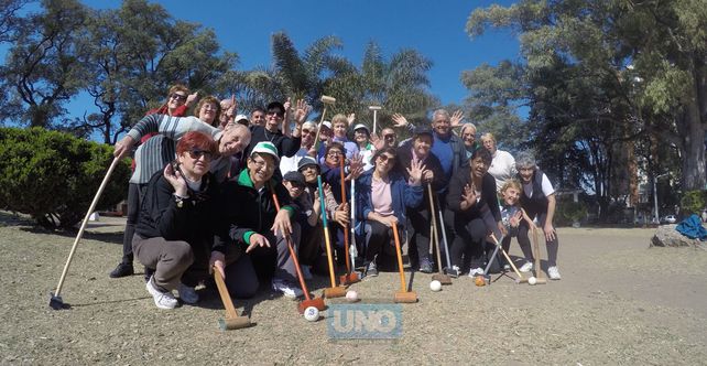 El grupo de la Sampe practicó hoy a la mañana. Foto UNO&nbsp;Juan Manuel Kunzi.&nbsp;