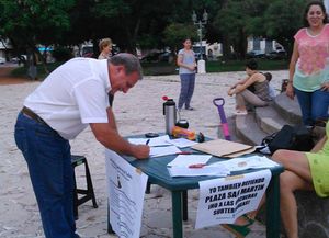 Realizarán la segunda semana de junta de firmas en defensa de Plaza San Martín