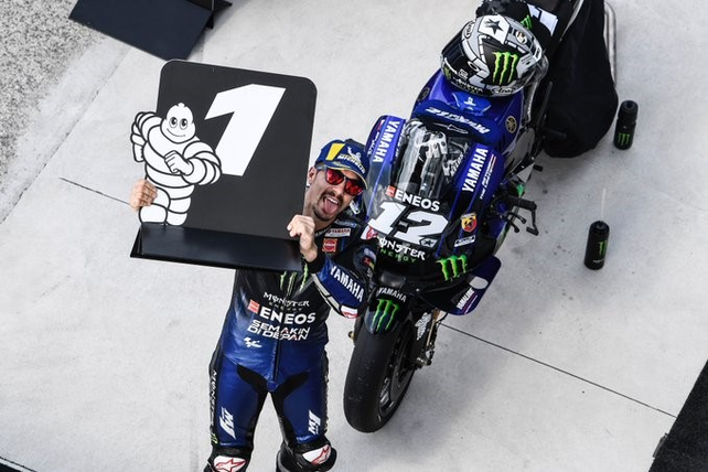 MotoGP: Maverick Viñales repitió la pole en Misano