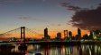 La ciudad se prepara para los Juegos Suramericanos: llega la antorcha y se ilumina el Puente Colgante