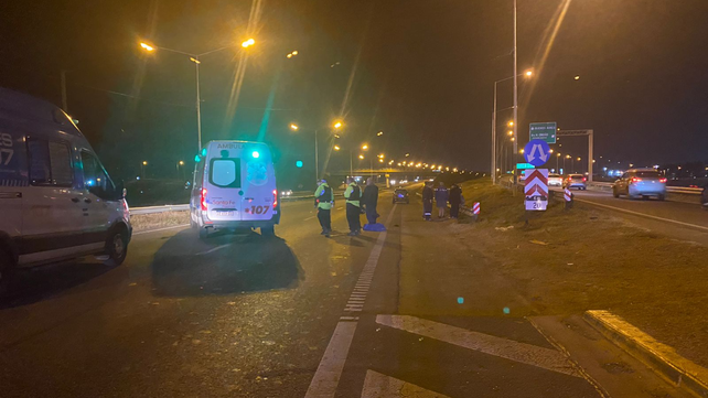 El siniestro vial en Circunvalación y Oroño. Una pareja fue atropellada por un auto.&nbsp;