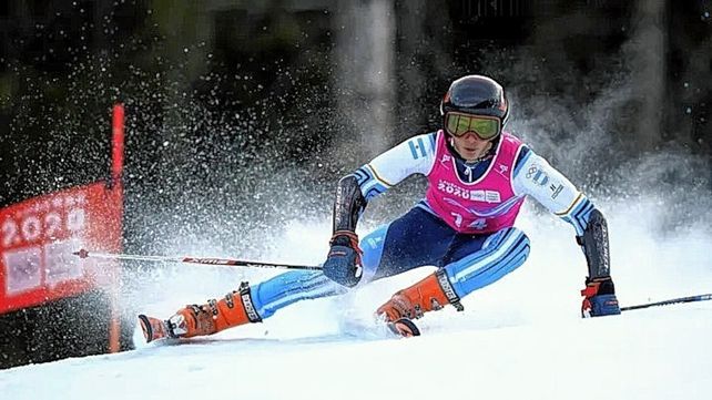 Tiziano Gravier es deportista de esquí alpino olímpico