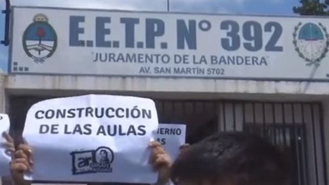 La escuela está en San Martín y Arijón. (Captura de TV)