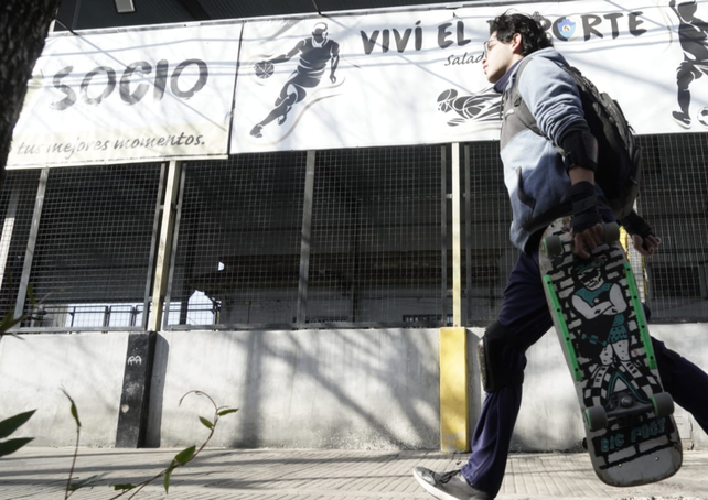 El frente del club Saladillo