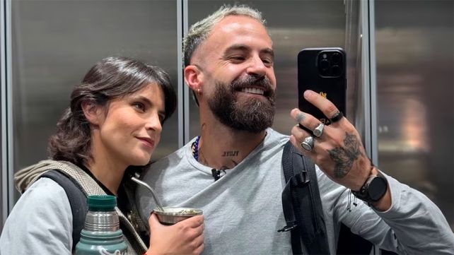 Lola del Carril y Marc Crosas, en una foto compartida en redes sociales.