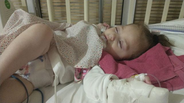 Tranquila. Nina recibió su medicación este viernes a la mañana y fue dada de alta horas después.