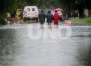 La lluvia del jueves fue el tercer registro histórico para abril