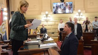 Rodenas y Pirola, durante la sesión preparatoria.