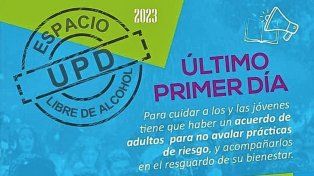 UPD. Se busca que los jóvenes estén contenidos en lo que será la celebración previa al inicio del Último Primer Día de clases.
