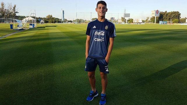 Tomy Chancalay ya estuvo entrenando con el equipo Albiceleste.&nbsp;