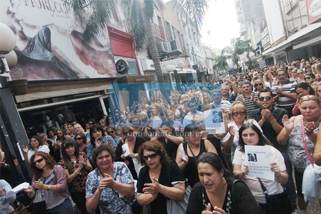 Otro reclamo de justicia se hizo sentir en la peatonal santafesina