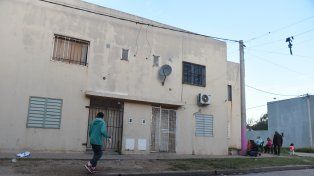 El departamento donde vivía Ángel Faustino Coronel y desde donde lo llevaron al hospital malherido.