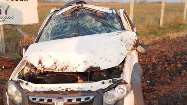 Un paranaense volcó en Ruta 12