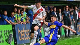 Aaron Anselmino, uno de los defensores importantes que tiene Boca, quedó al margen del partido contra Unión.