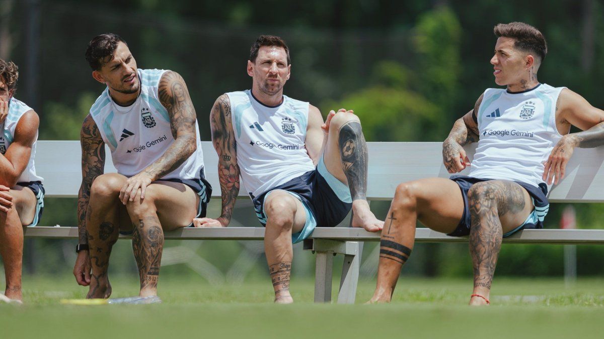 Argentina ya piensa en la final: entrenamiento regenerativo y clima distendido