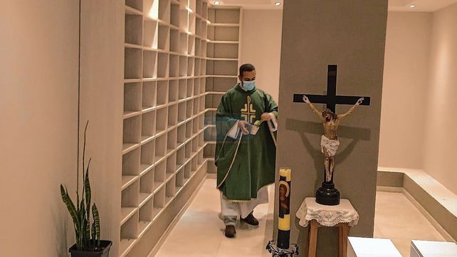 Sagrado. El cinerario que ya cuenta con la bendición del padre José Carlos Badano