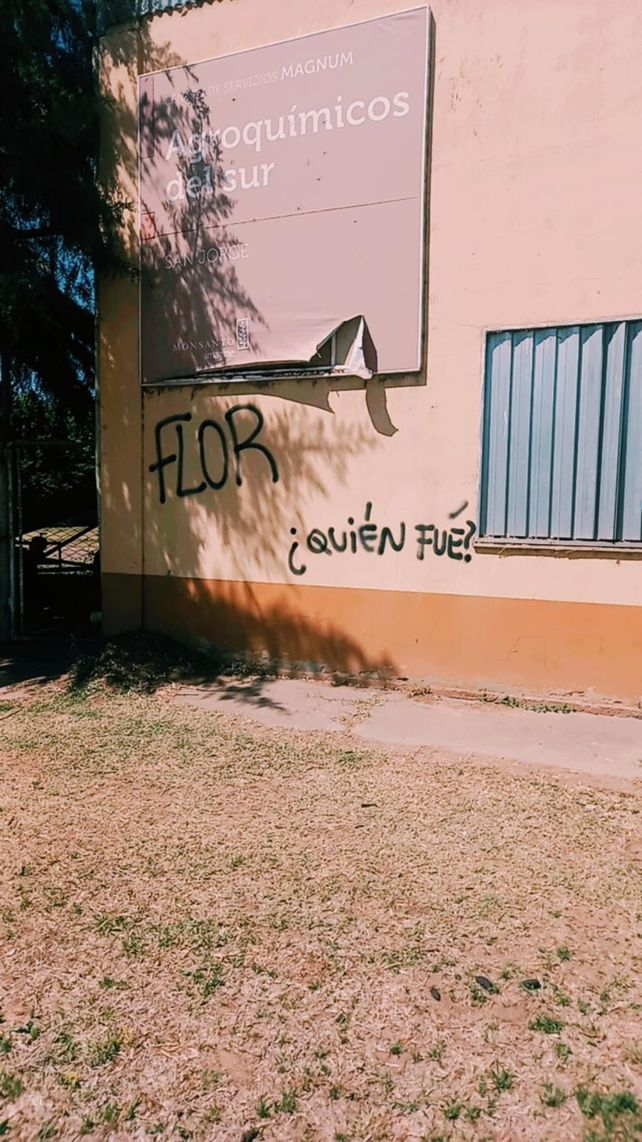 La ciudad de San Jorge amaneció con pintadas reclamando justicia