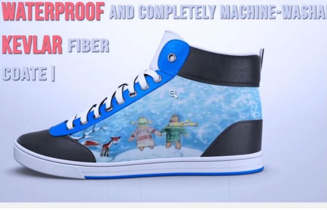 Presentaron un modelo de zapatillas que cambia de look a través de una app