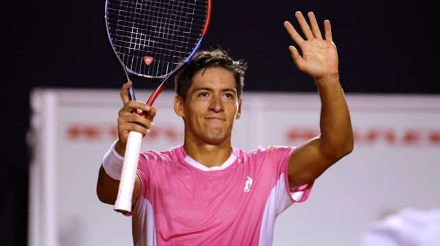 Sebastián Báez volvió a festejar en Río de Janeiro.