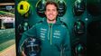 El piloto de reserva de Aston Martin, Felipe Drugovich, de Brasil.
