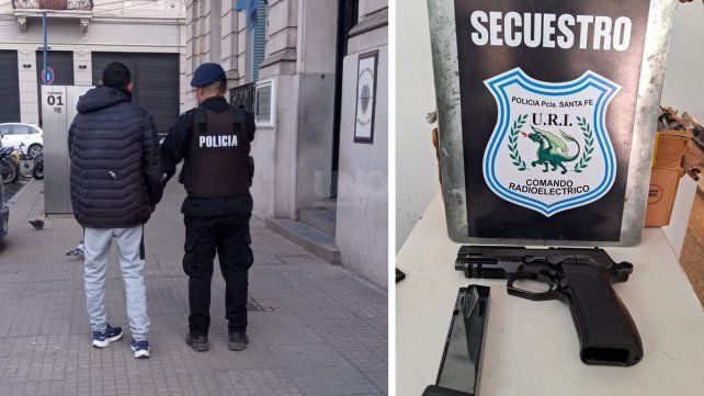 El hombre detenido y el arma secuestrada en inmediaciones del asesinato de un hombre en Santa Rosa de Lima El hombre detenido y el arma secuestrada en inmediaciones del asesinato de un hombre en Santa Rosa de Lima