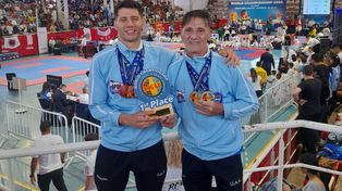 Campeones en karate. Los Rosetto, otra vez al frente y esta vez en el Mundial Iku que se disputó en el municipio de Morón.