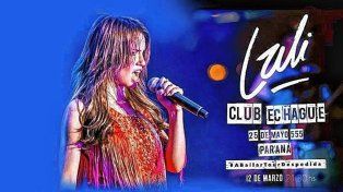 Lali Espósito y su antecedente en la ciudad de Paraná en 2016.