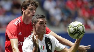 Con la presencia de Conti, Benfica perdió por penales ante Juventus