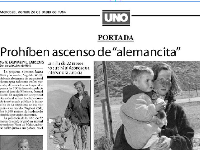 Con 9 años intentará un récord al subir el Aconcagua avalado por la órden de un juez