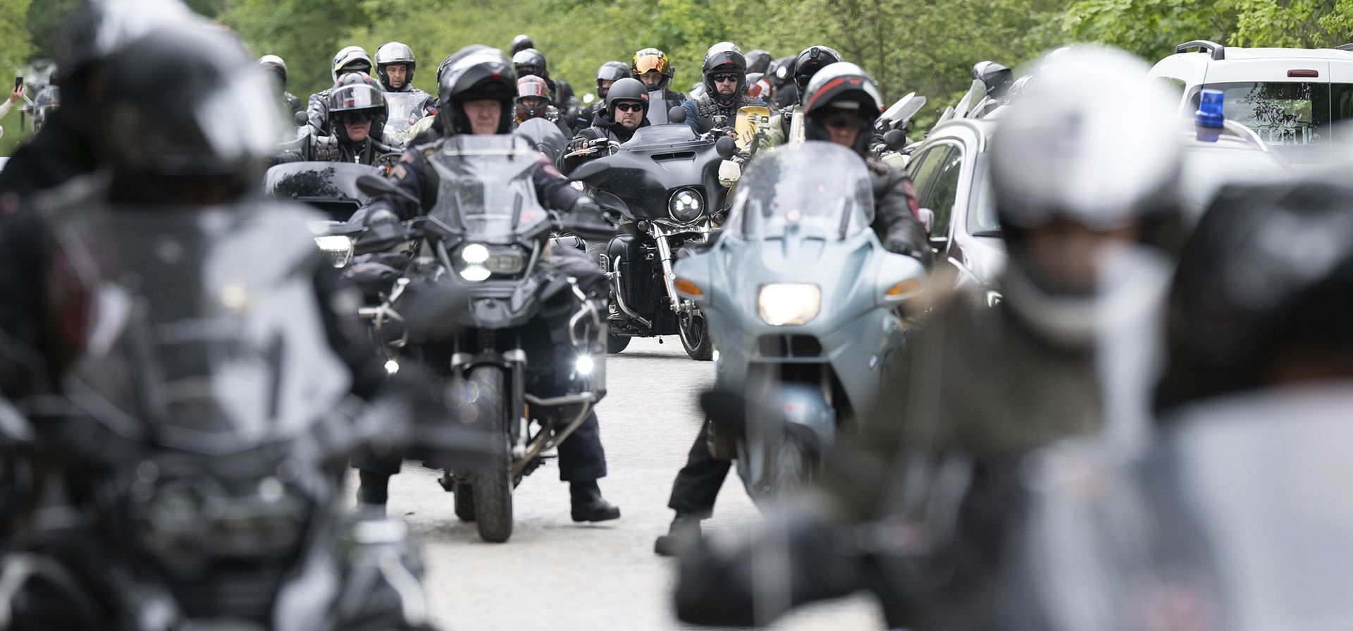 Participantes del club de motociclistas ruso Participantes del club de motociclistas ruso