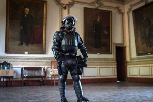 Los “Robocops” que cuidarán el Mundial