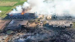 El fuego en Ezeiza está contenido.
