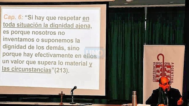 Análisis. Monseñor Víctor Fernández llevó adelante la lectura de la encíclica Fratelli Tutti.&nbsp;