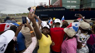Se abrió al tránsito el Canal de Panamá ensanchado, luego de nueve años de labor