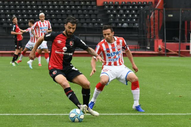 Nacho Scocco quedó conforme con su rendiimento en el amistoso que Newells empató 1 a 1 von Unión.