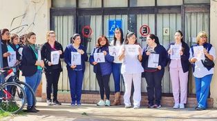 Compañeras y vecinas del hospital Gutiérrez de Venado Tuerto marcharon por el femicidio de Stella Eidner