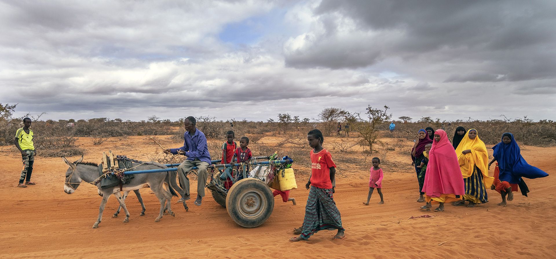 Campo de desplazados en las afueras de Dollow, Somalia, el martes 20 de septiembre de 2022. Somalia se encuentra en medio de la peor sequía que se pueda recordar. Se podría hacer una rara declaración de hambruna en cuestión de semanas. El cambio climático y las consecuencias de la guerra en Ucrania son en parte culpables.
