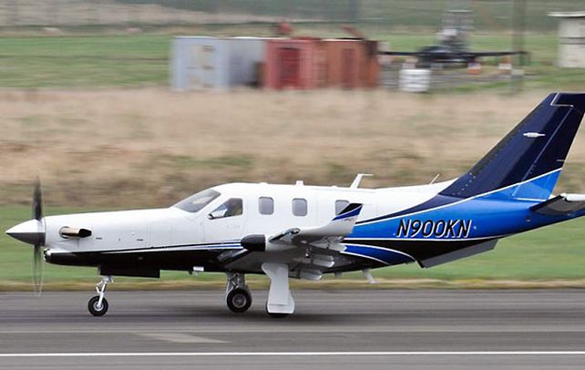 Extraño. El Socata de fabricación francesa que terminó su accidentado vuelo en la localidad turística de Port Antonio.