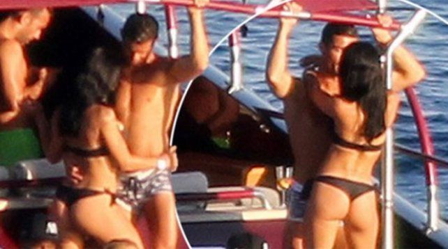 Cristiano Ronaldo se mostró muy entretenido durante sus vacaciones en Ibiza