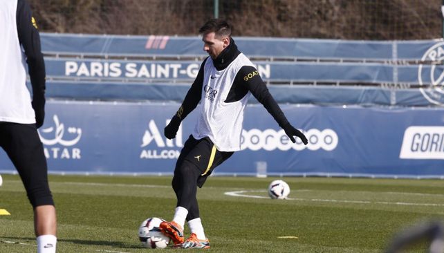 Messi trabajó a la par de sus compañeros pensando en el partido de este sábado ante Nantes.