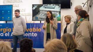 La ministra de Ambiente y Cambio Climático, Erika Gonnet, resaltó que el Programa Energía Renovable para el Ambiente lo venimos llevando adelante a lo largo de toda la provincia.
