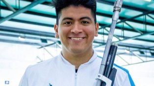 El catamarqueño terminó en el primer puesto en la clasificación de rifle de aire 10 metros y este lunes competirá en los Juegos Olímpicos con los ocho mejores
