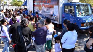 El camión de la economía popular llega a la ciudad de Santa Fe