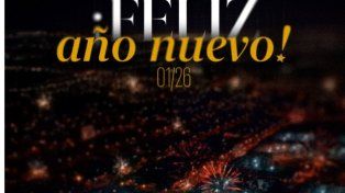 Colón recibió el 2026 con un mensaje emotivo y guiños a su identidad sabalera