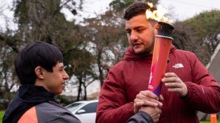 La Antorcha Suramericana llegó a Esperanza antes de continuar hacia Rafaela